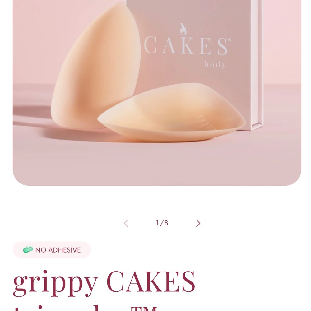 Cake Nude Bra Inserts